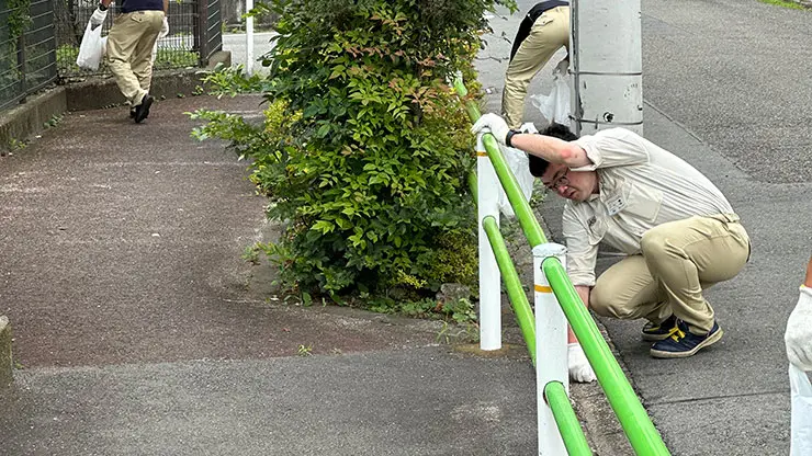清掃活動の様子