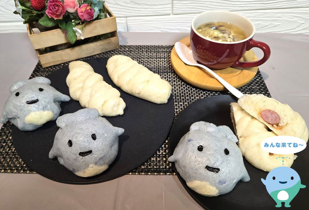 親子クッキング　AKIGAS新キャラクターの中華まんを作ってみよう！