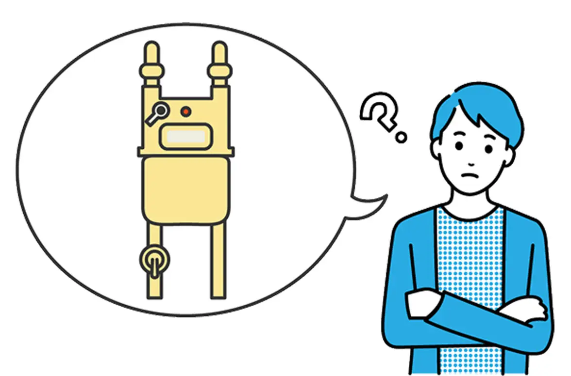 ガスマイコンメーターの場所はわかりますか